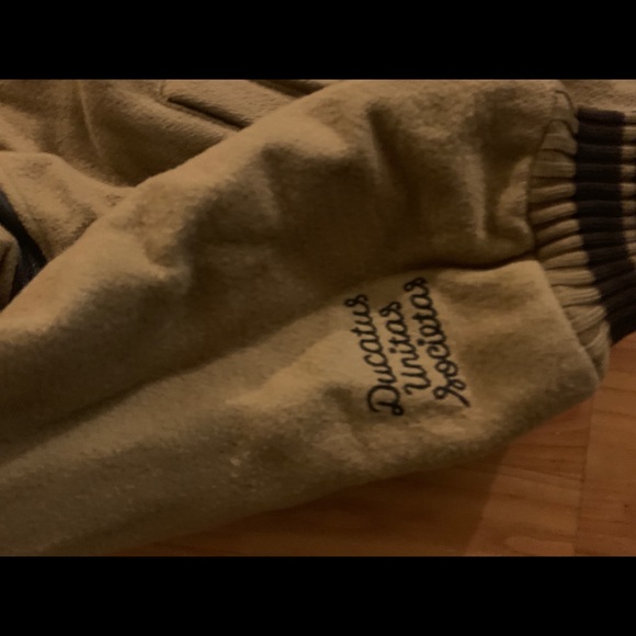 Marc Ecko Wool leather Varsity Alumni jkt - Picture 2 of 8